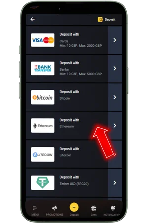 Make a deposit