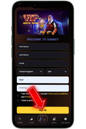 Register an account