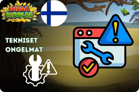 Mega Moolah demo ei lataudu — ratkaisut